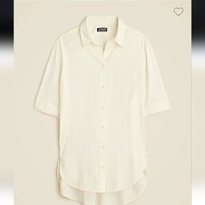 J.Crew Airy gauze button-up shirt